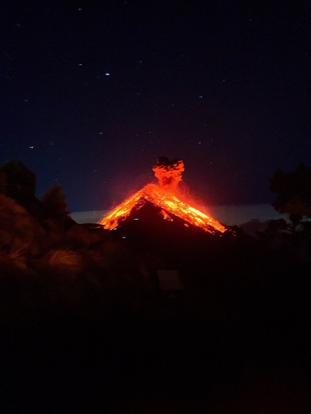 volcano hike guatemela