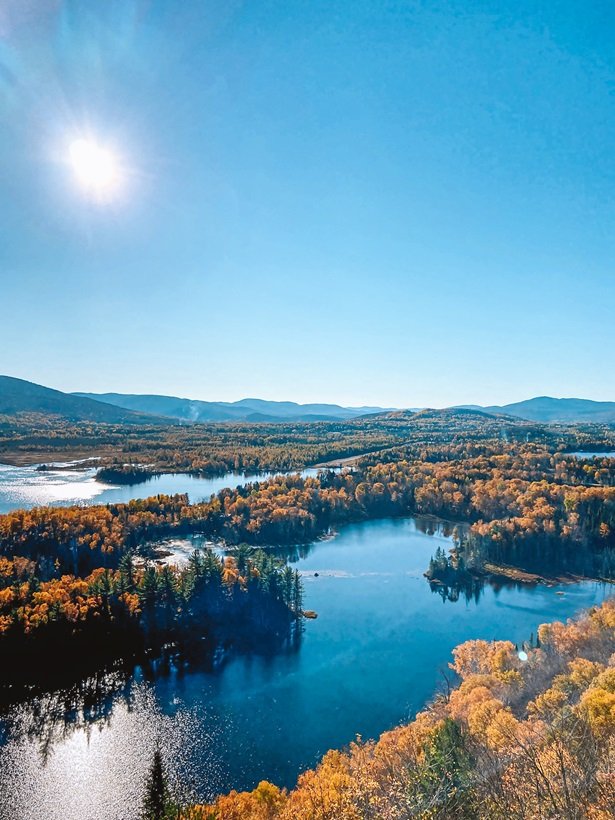 fall foliage - autumn colors in quebec