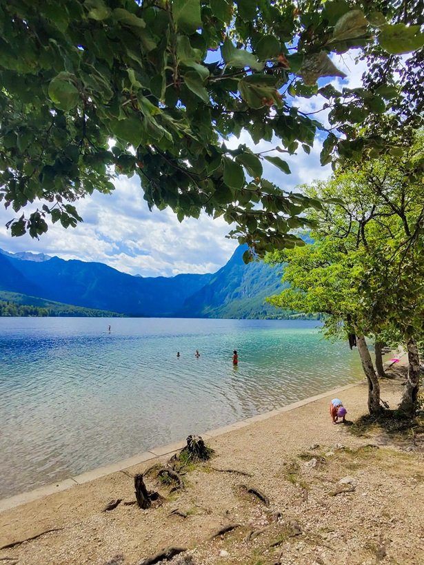 lake bohinj travel beach slovenia