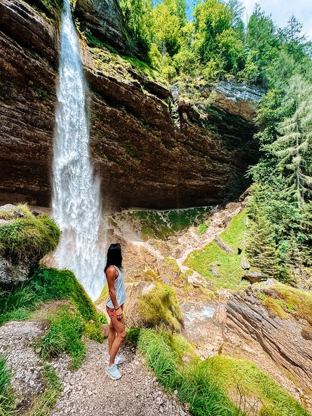 waterfall lake bled - slovenia itinerary