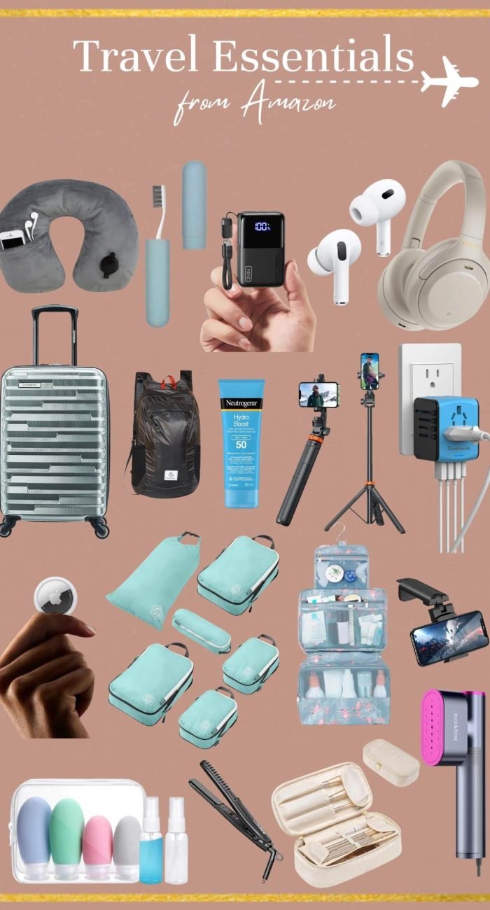 Amazon travel essentials packing list
