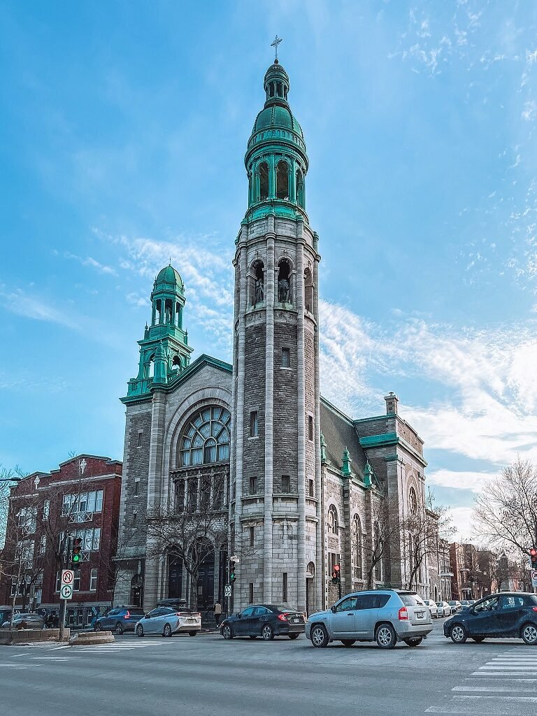 where to stay Montreal - Little Burgundy neighbourhood church - Pack and Jet travel blog